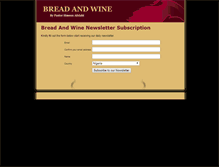 Tablet Screenshot of flabreadandwine.org